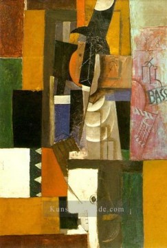  gitarre - Man a la guitare 1912 Kubismus Pablo Picasso